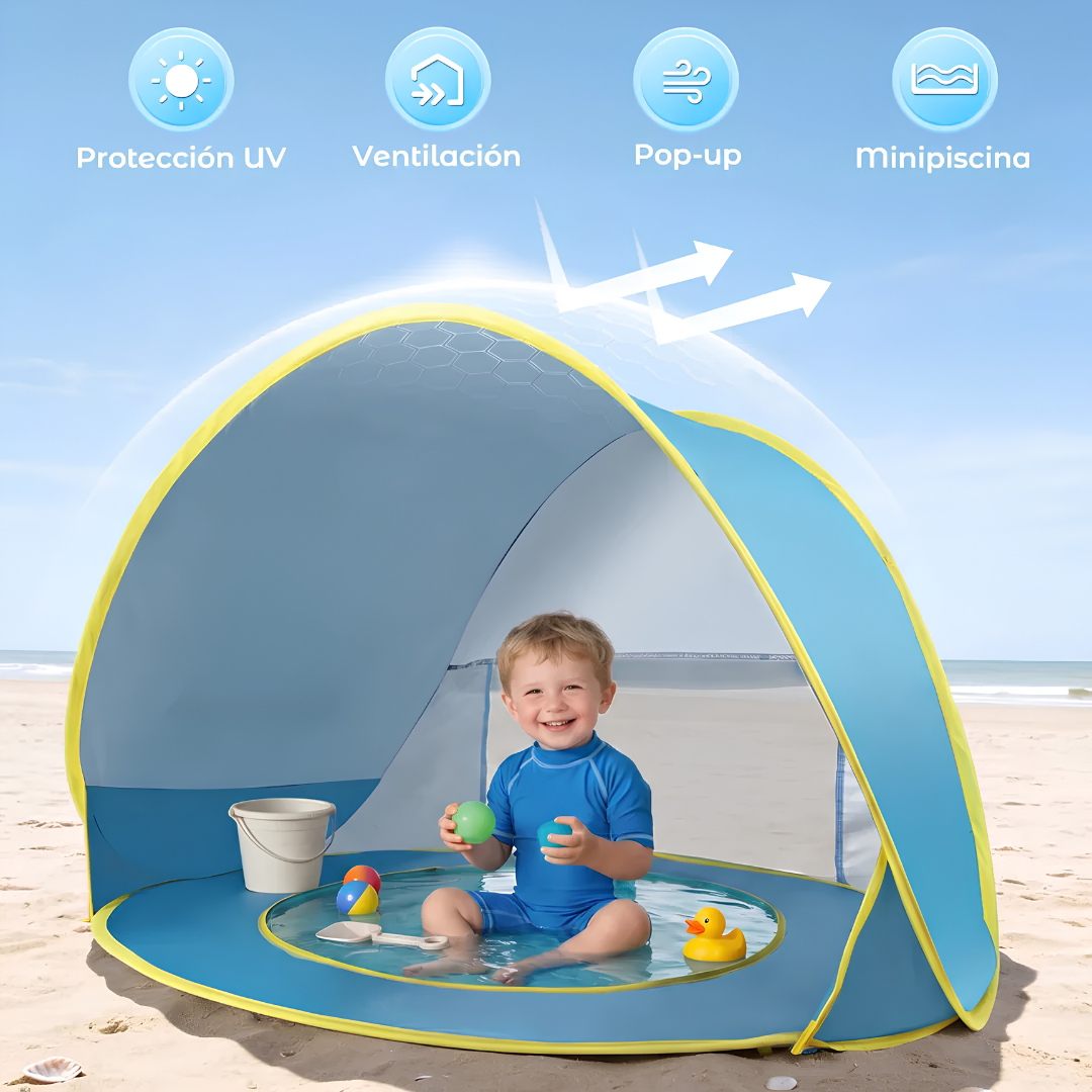 SUNNEST - Carpa con piscina para playa
